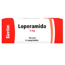 Loperamida GENFAR comprimida 2 mg x6 tabletas