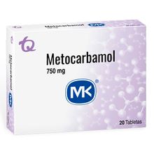 Metocarbamol MK 750mg x20 tabletas
