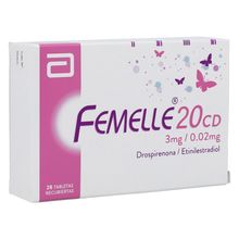 Femelle 20 cd GYNOPHARM x28 tabletas