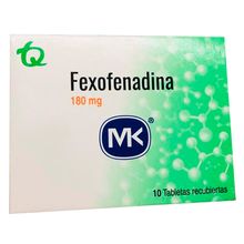 Fexofenadina MK 180 mg x10 tabletas