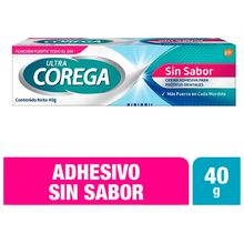 Corega GLAXO ultra crema sin sabor x40 g