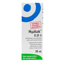 Hyabak EVE solución oftálmica 0.15% x10 ml