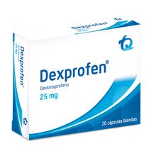Dexprofen TECNOQUIMICAS 25mg x20 cápsulas
