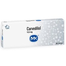 Carvedilol MK 12,5mg x30 tabletas