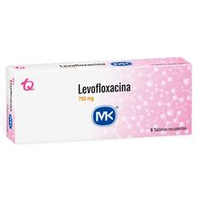 Levofloxacina MK 750mg x5 tabletas
