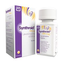 Synthroid ABBOTT 100mcg pote x90 tabletas