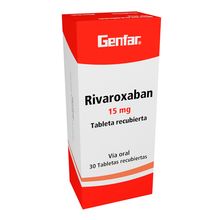 Rivaroxaban GENFAR 15mg x30 tabletas