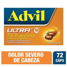 Advil ultra PFIZER x72 cápsulas