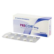 Precort (metilprednisolona) NOVAMED 4mg x30 tabletas recubiertas