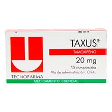 Taxus (tamoxifeno) TECNOFARMA 20mg x30 tabletas