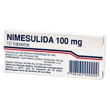 Nimesulida FARMANAL 100mg x10 tabletas