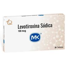 Levotiroxina MK 100mcg x30 tabletas