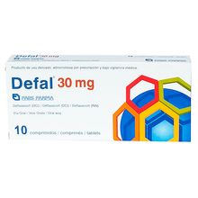 Defal (deflazacort) FAES FARMA 30mg x10 tabletas