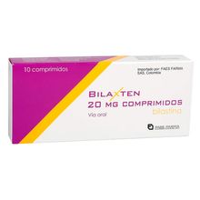 Bilaxten (bilastina) FAES FARMA 20mg x10 comprimidos