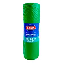Bolsa basura TASK rollo verde 80x110 industrial
