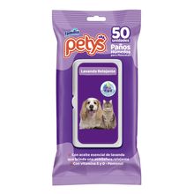 Paños húmedos PETYS lavanda x50 unds