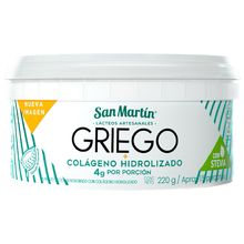 Yogurt SAN MARTÍN griego colágeno hidrolizado x220 g