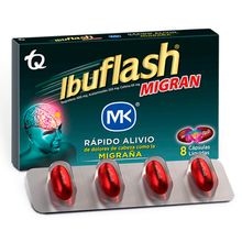 Ibuflash migran TQ 400mg x8 cápsulas liquidas