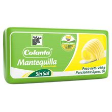 Mantequilla COLANTA sin sal x250 g