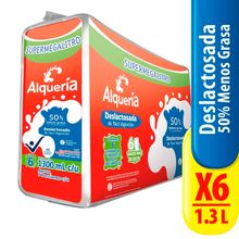 Leche ALQUERIA deslactosada 6 unds x1300 ml c/u