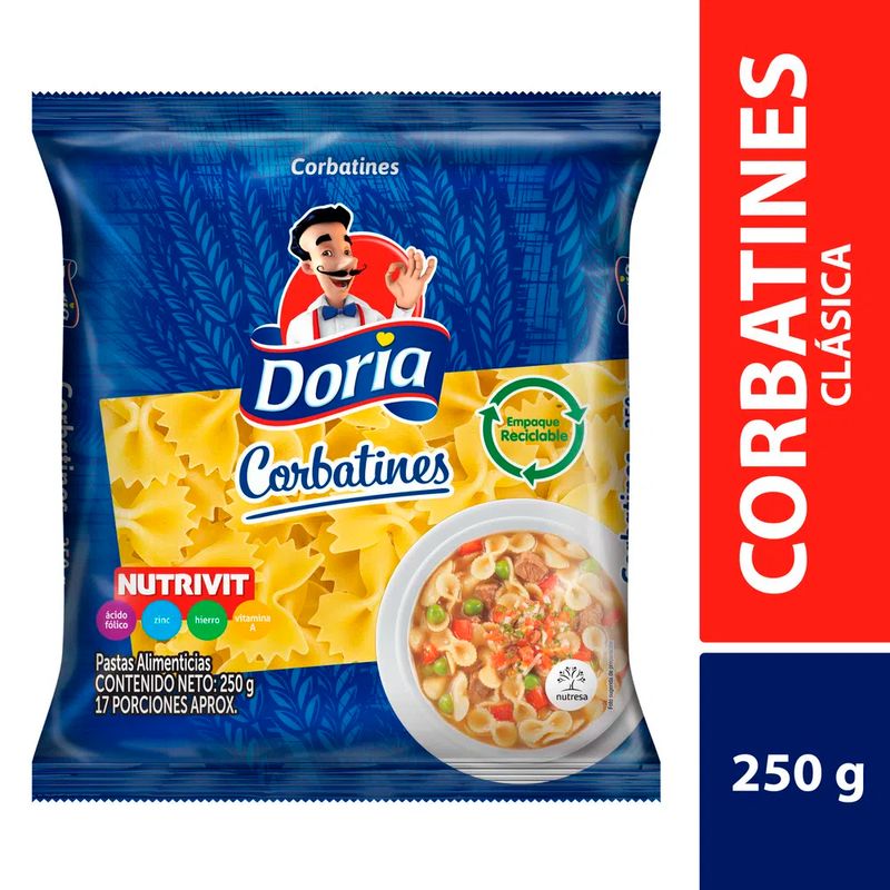 Pasta-DORIA-corbatines-x250-g_82110