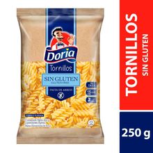 Pasta DORIA tornillos sin gluten x250 g