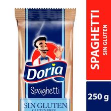 Pasta DORIA spaghetti sin gluten x250 g
