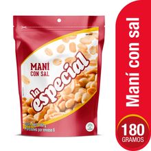 Pasabocas LA ESPECIAL mani con sal x180 g