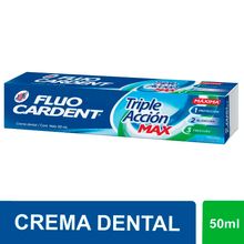 Crema dental FLUOCARDENT triple acción max  x50 ml