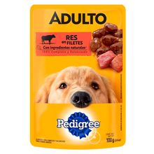 Alimento para perro PEDIGREE adulto sabor a carne x100 g