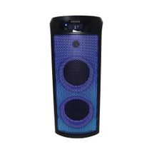 Torre De Sonido Portatil Aiwa Bluetoth Luces Led Fm Awpok7d