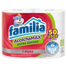 Papel higiénico FAMILIA acolchamax extra grande 4 rollos x96,22 metros