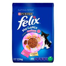 Alimento para gato FELIX gatitos megamix x1500 g