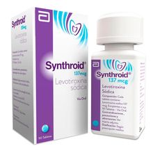 Synthroid ABBOTT 137mcg pote x90 tabletas
