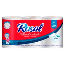 Papel higiénico ROSAL ultraconf XXG x6 rollos 180 metros