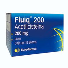Fluiq (n-acetilcisteína) EUROFARMA 200mg x16 sobres