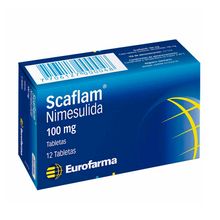 Scaflam (nimesulida) EUROFARMA 100mg x12 tabletas