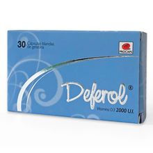 Deferol (vitamina d3) PROCAPS 2000ui x30 cápsulas