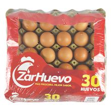 Huevo ZARHUEVO colorado aa x30 unds