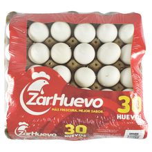 Huevo ZARHUEVO blanco aa x30 unds