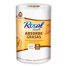 Toallas de cocina ROSAL absorbe grasa x80 hojas