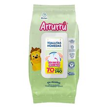 Toallitas húmedas ARRURRÚ aloe manzanilla x70 unds