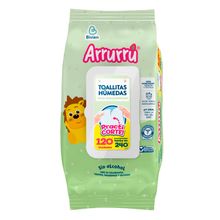 Toallitas húmedas ARRURRÚ aloe manzanilla  x120 unds