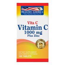 Vitamina C HEALTHY AMERICA 1000mg x100 cápsulas