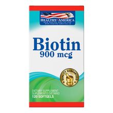 Biotina HEALTHY AMERICA 900 mcg x120 softgels