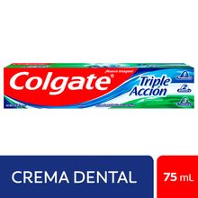 Crema dental COLGATE triple acción x75 ml