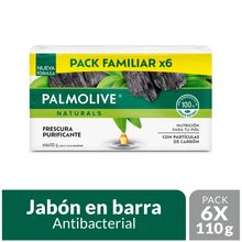 Jabón PALMOLIVE carbón 6 unds x110 g c/u