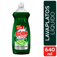 Lavaplatos liquido AXION limón xtreme x640 ml