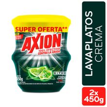 Lavaplatos AXION xtreme 2 unds x450 g
