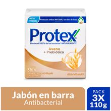 Jabón PROTEX avena 3 unds x110 g c/u